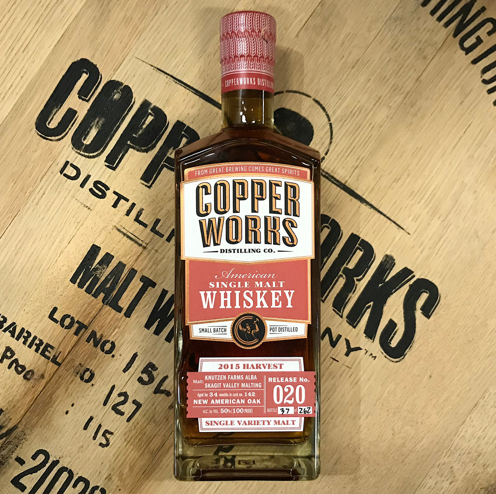 Copperworks American Single Malt Whiskey Release 020 Single Cask - Archive Release (750ml)