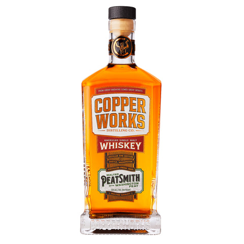 Copperworks Peatsmith American Single Malt Whiskey (700ml)