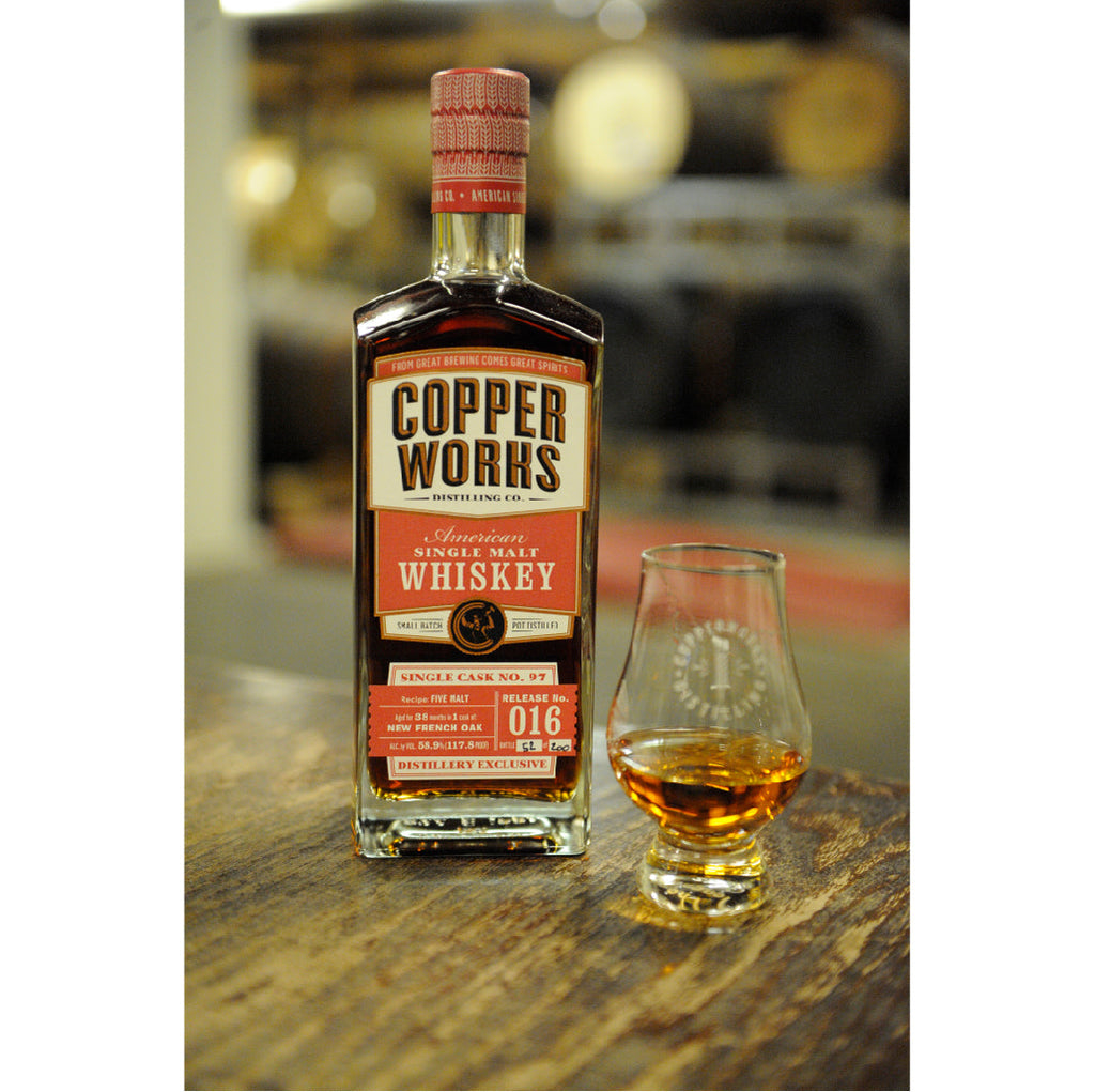 Copperworks American Single Malt Whiskey Release 016 Single Cask - Archive Release (750ml)