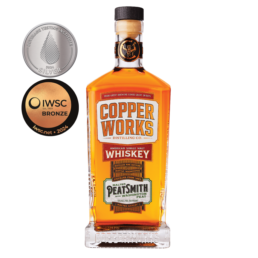 Copperworks Peatsmith American Single Malt Whiskey (700ml)