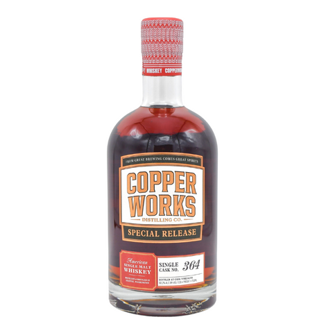 Copperworks American Single Malt Whiskey Single Cask No. 364