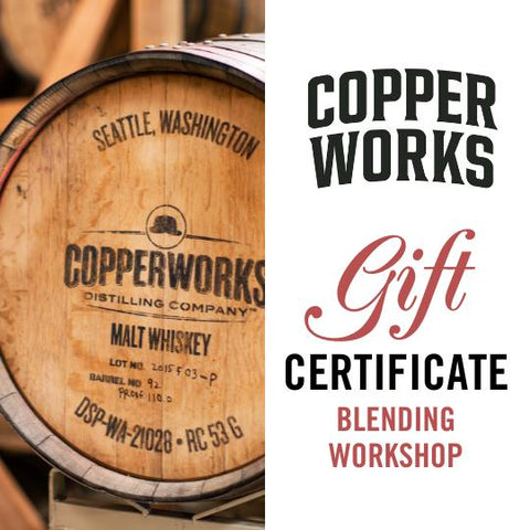 Whiskey Blending Workshop Gift Certificate
