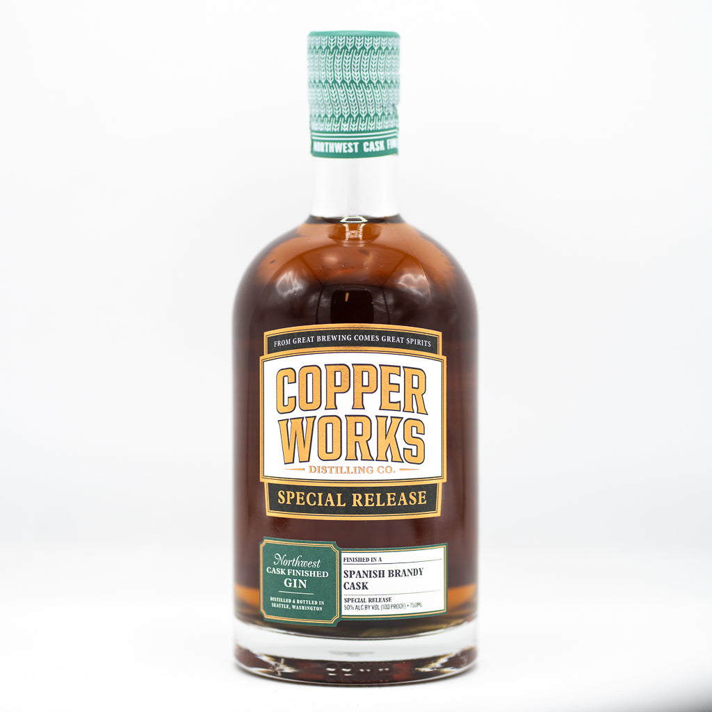 Copperworks Spanish Brandy Cask Finished Gin (750 ml)