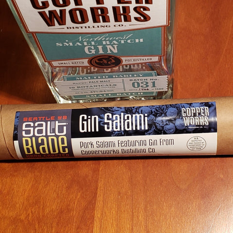 Salt Blade Copperworks Gin Salami