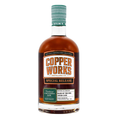 Copperworks Hair of the Dog Adam Cask Finished Gin (750 ml)